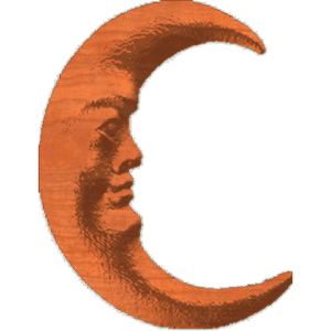 Face In Crescent Moon-CL